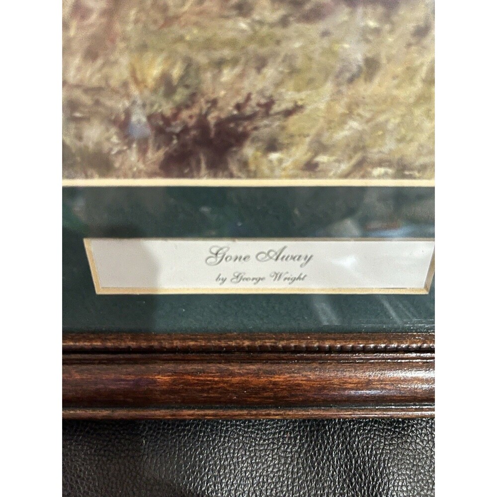 Set of 2 Vintage George Wright Print "Gone Away" "Full Cry" - Picture 15 of 16